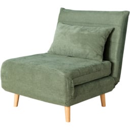 Home Source Lorena Single Green Sofa Bed - thumbnail 2