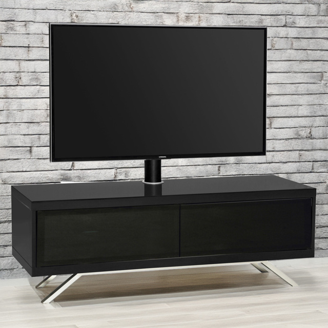 MDA Designs Tucana 2 Door Hybrid Black TV Unit - image 1