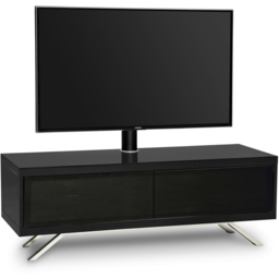 MDA Designs Tucana 2 Door Hybrid Black TV Unit - thumbnail 2