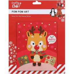 Crafty Club Christmas Pom Pom Art Set - thumbnail 2