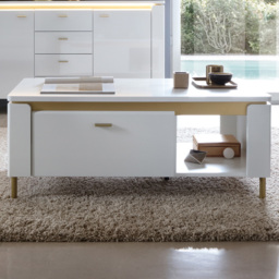 Furniture To Go Lazio Single Door Alpine White Coffee Table