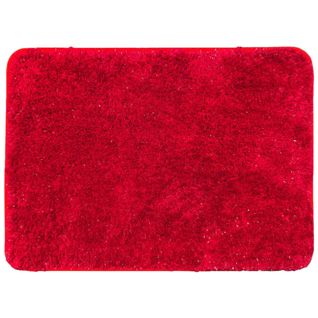 Allure Bath Fashions Red Non Slip Sparkle Bling Bath Mat 40 x 60cm - image 1