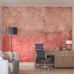 Origin Murals Grunge Distressed Effect Red Wall Mural