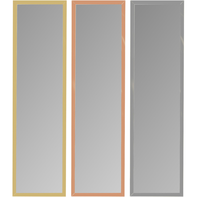 Single Metallic Over Door Mirror 123.8 x 33.8cm in Assorted styles - image 1