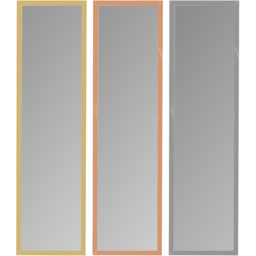 Single Metallic Over Door Mirror 123.8 x 33.8cm in Assorted styles - thumbnail 1