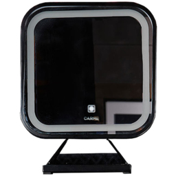 CARME Home Monaco Black LED Touch Sensor Vanity Mirror