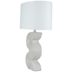 Hattie Ceramic Table Lamp - White - thumbnail 2