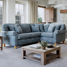 Sinatra Glory Steel 4 Seater Left Hand Corner Sofa