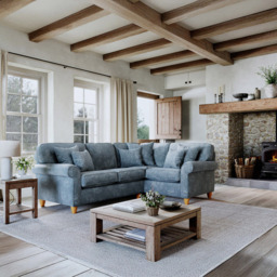 Sinatra Glory Steel 4 Seater Left Hand Corner Sofa - thumbnail 3