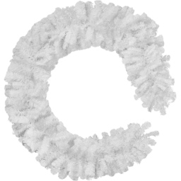 tectake White Artificial Christmas Garland 2.7m
