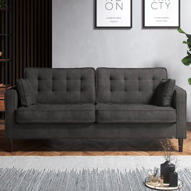 Milo Enjoy Graphite 3 Seater Sofa - image 1