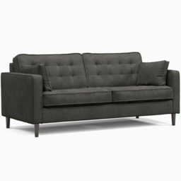 Milo Enjoy Graphite 3 Seater Sofa - thumbnail 2