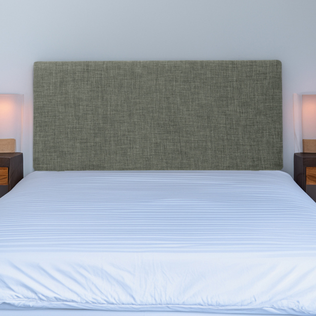 Bedmaster Valencia Super King Size Charcoal Linen Plain Headboard - image 1