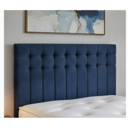 DS Living Casia Dark Blue Super King Size Plush Velvet Divan Bed with 4 Drawer - thumbnail 3