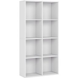 Vida Designs White 8 Shelf Cube Storage Unit - thumbnail 2