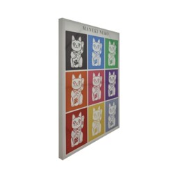 Ksanakalpa The Fortune Cat Canvas 80 x 60cm - thumbnail 3