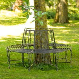 tectake Enyd Circular Tree Bench - thumbnail 1
