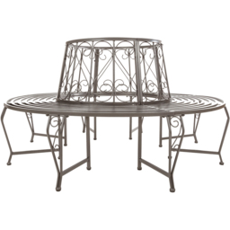 tectake Enyd Circular Tree Bench - thumbnail 3