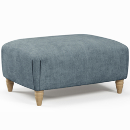 Clara Faro 9 Blue Agmamito Footstool - thumbnail 2