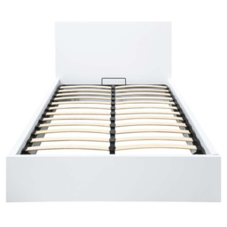 Oslo King Size White Ottoman Bed - thumbnail 3