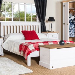Core Products Corona Single White Bed Frame - thumbnail 1