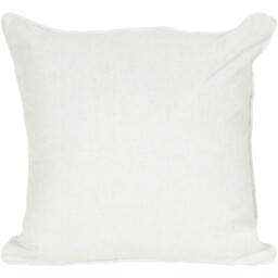 Divante Verona White Linen Look Cushion 45 x 45cm - thumbnail 1