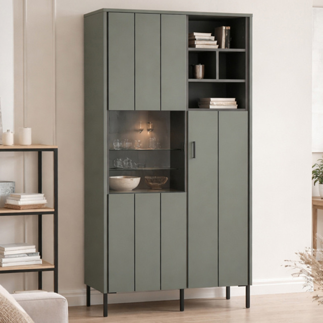 Furniture To Go Arundel 3 Door Green Cabinet - image 1