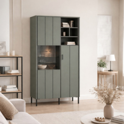 Furniture To Go Arundel 3 Door Green Cabinet - thumbnail 4