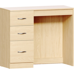 Vida Designs Riano 3 Drawer Pine Dressing Table - thumbnail 2