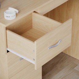 Vida Designs Riano 3 Drawer Pine Dressing Table - thumbnail 4