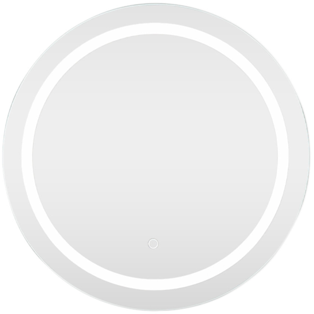 ValueLights Round Inset LED Bathroom Mirror with Touch Control - image 1