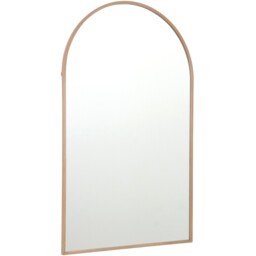 Wide Metal Arch Mirror  Oak - thumbnail 4
