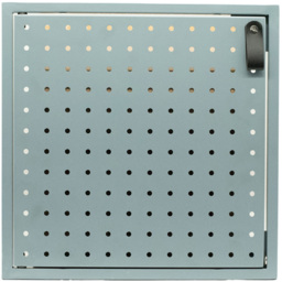 Homebase 33.4cm 2 Pack Blue Cube Storage Door with Metal Pegboard - thumbnail 4