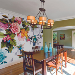 Origin Murals Hummingbird Garden Multicolour Wall Mural - thumbnail 3