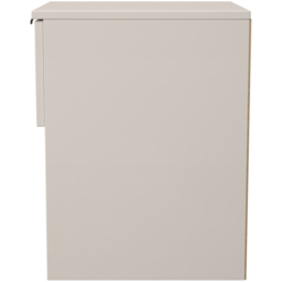 Crowndale Bora Kashmir Matt Single Drawer Single Shelf Bedside Table - thumbnail 3