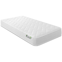 Starlight Beds Deluxe European Single White Memory Foam with Spring Mattress