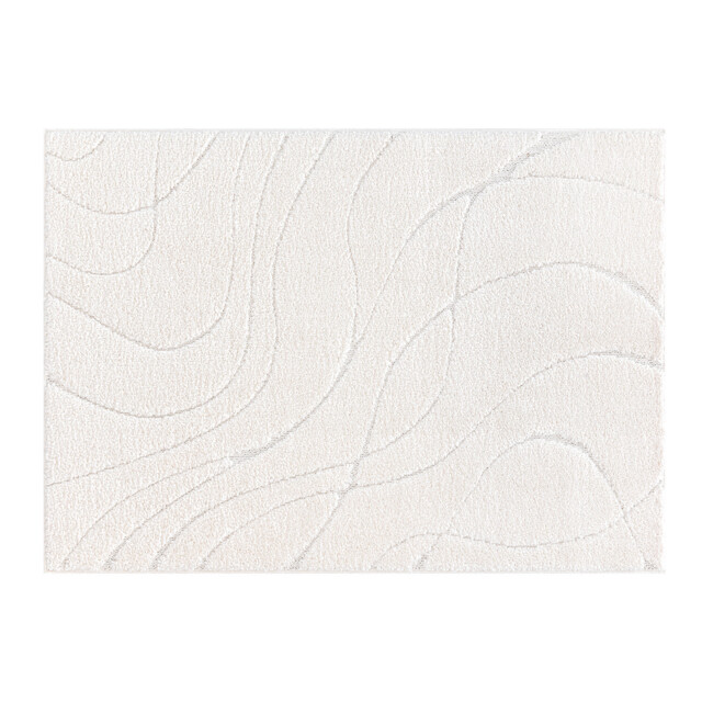 Nevada Cream Abstract Swirl Rug 120cm - image 1