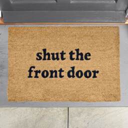 Printed Slogan Coir Mat - thumbnail 2