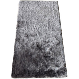 Silver Silky Shaggy Rug 150 x 80cm - thumbnail 1