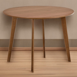 Furniture To Go Roxby Walnut 4 Seater Round Dining Table - thumbnail 1