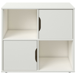 Noomi Midi White Single Continental Mid Sleeper with Storage - thumbnail 3