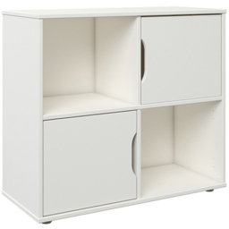 Noomi Midi White Single Continental Mid Sleeper with Storage - thumbnail 2