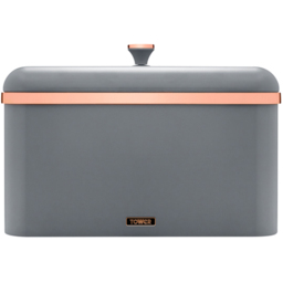 Tower Cavaletto EEJB282 Grey Bread Bin with 3 Piece Canister Set - thumbnail 2