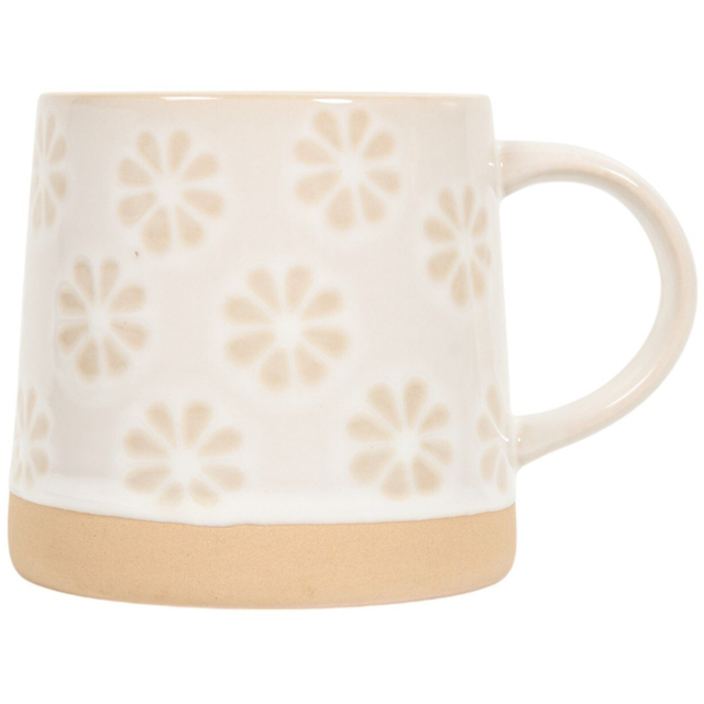 Cream Reactive Glaze Mug 510ml - image 1
