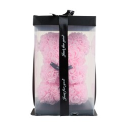 Rose Bear in Gift Box Pink - thumbnail 2
