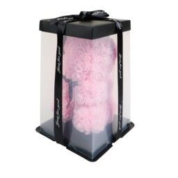 Rose Bear in Gift Box Pink - thumbnail 4