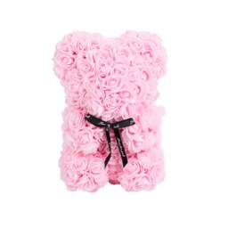 Rose Bear in Gift Box Pink - thumbnail 1