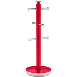 Swan Retro Red Towel Pole and Mug Set - thumbnail 3