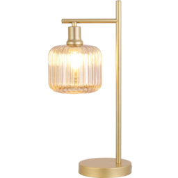 Micah Champagne and Gold Table Lamp - thumbnail 3