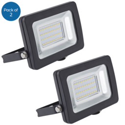 ENER-J 2 Pack 20W 1600Lm LED SMD Non PIR Floodlight